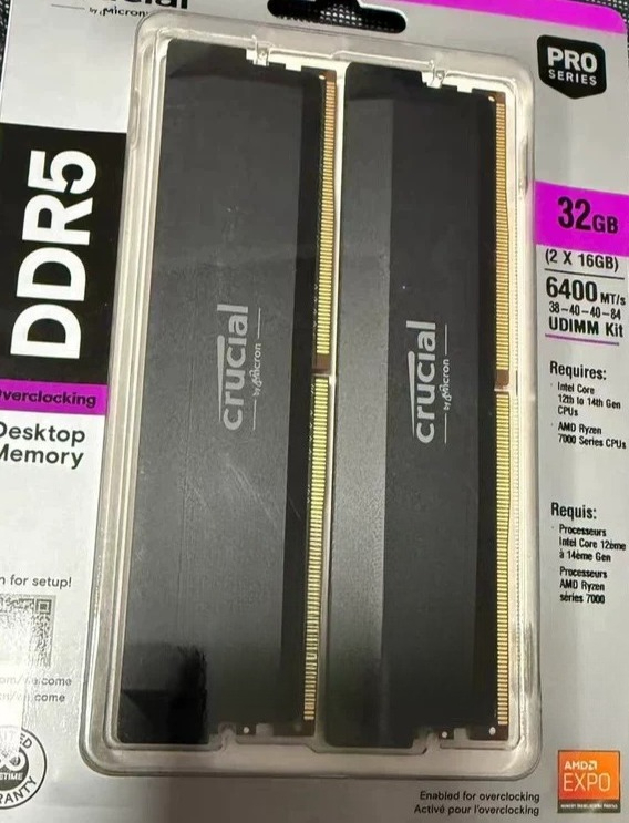 Ddr5 Memory - 32GB DDR5 6000MHz RAMキット、16GBデスクトップゲーミングメモリ、AMD EXPO C36/C48低遅延オーバークロック
