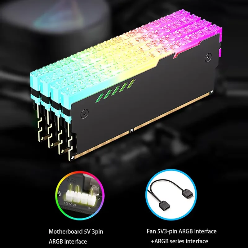 PCメモリヒートシンク RM-1 RAM冷却ベスト 5V-3 - Ddr5 Memory のレビューと価格