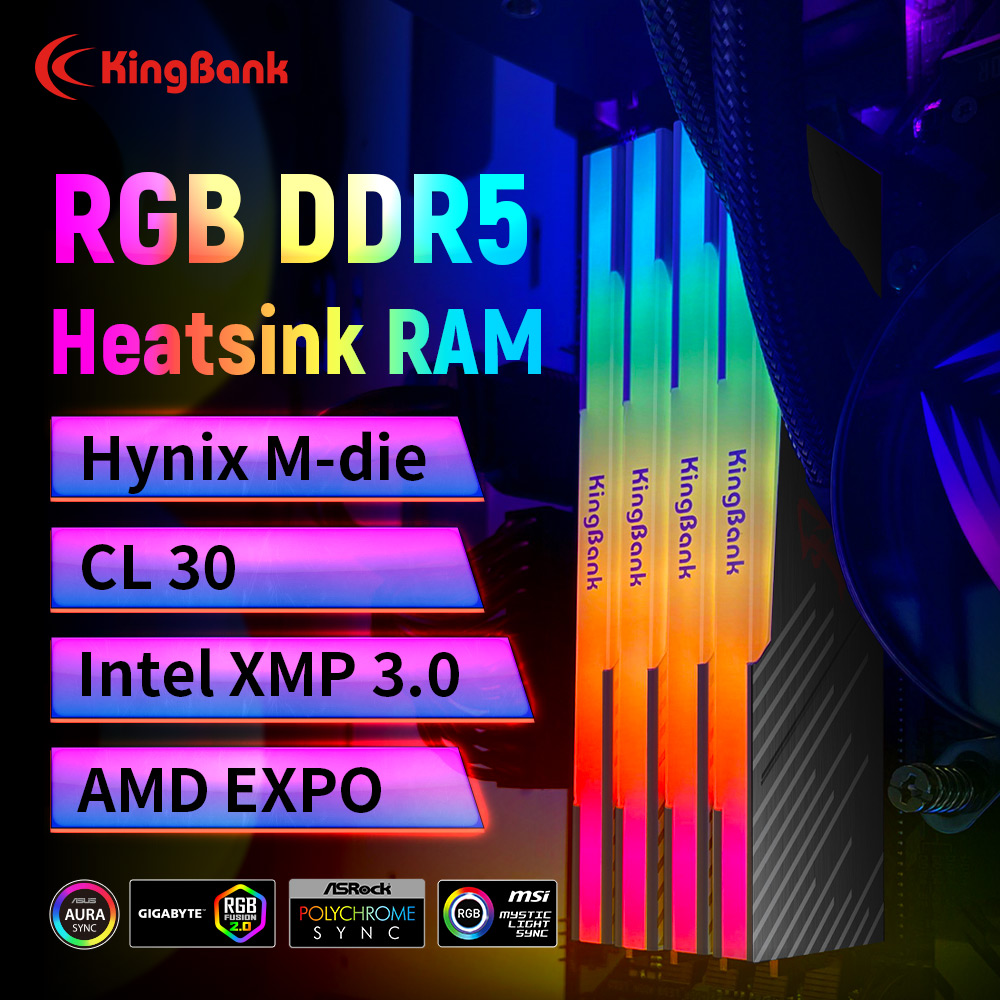 KingBank KRRB DDR5 RGB SoarBla - Ddr5 Rgb Ram のレビューと価格